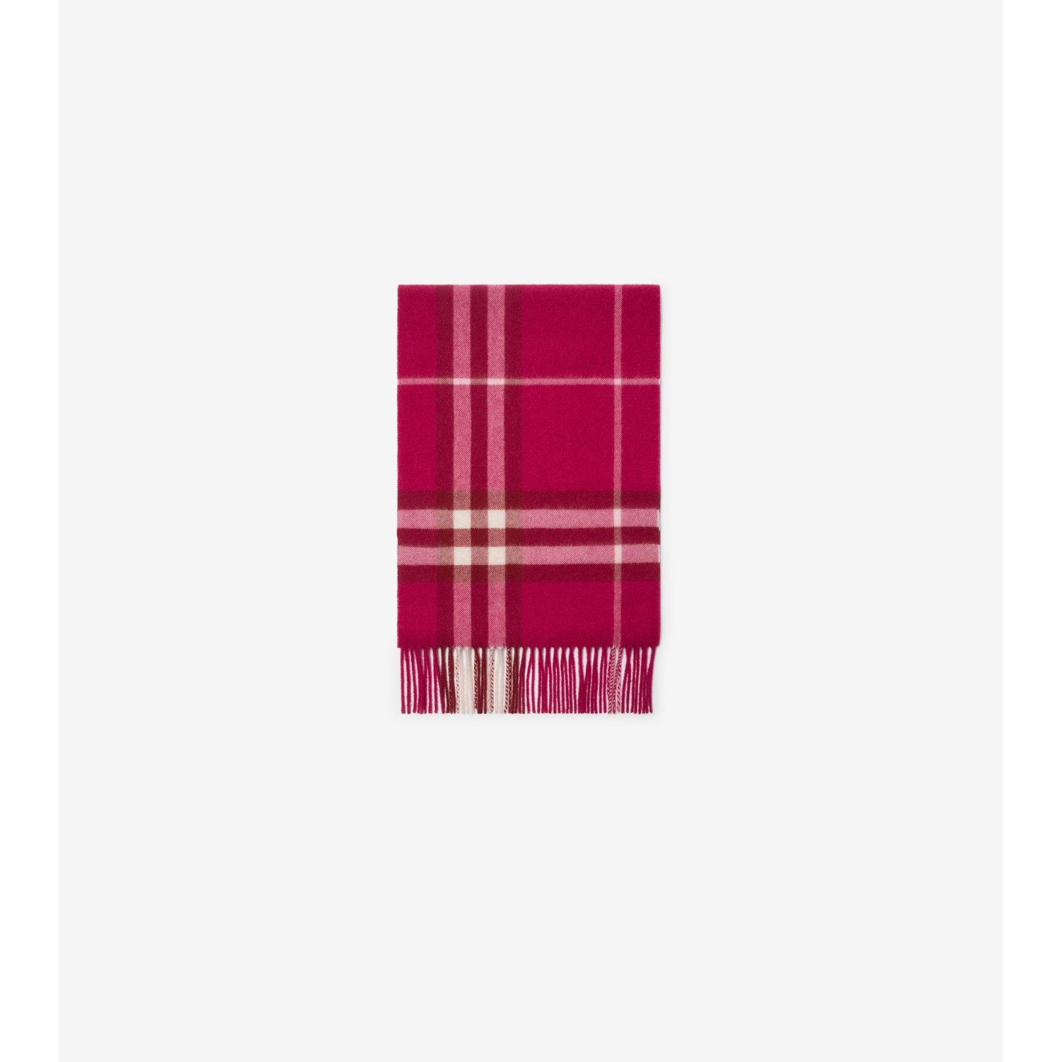 Check Cashmere Scarf