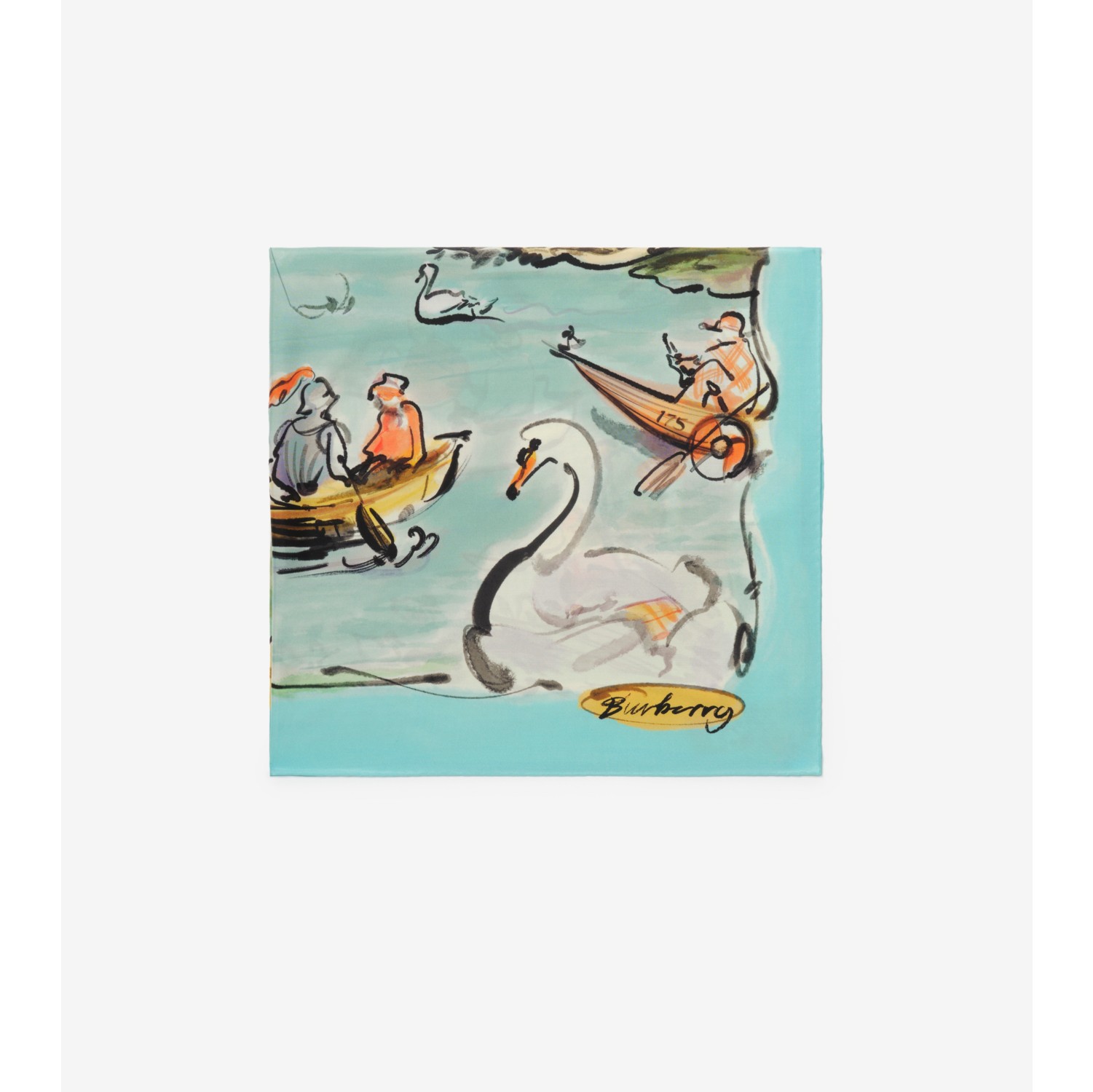 Swan Lake Silk Scarf