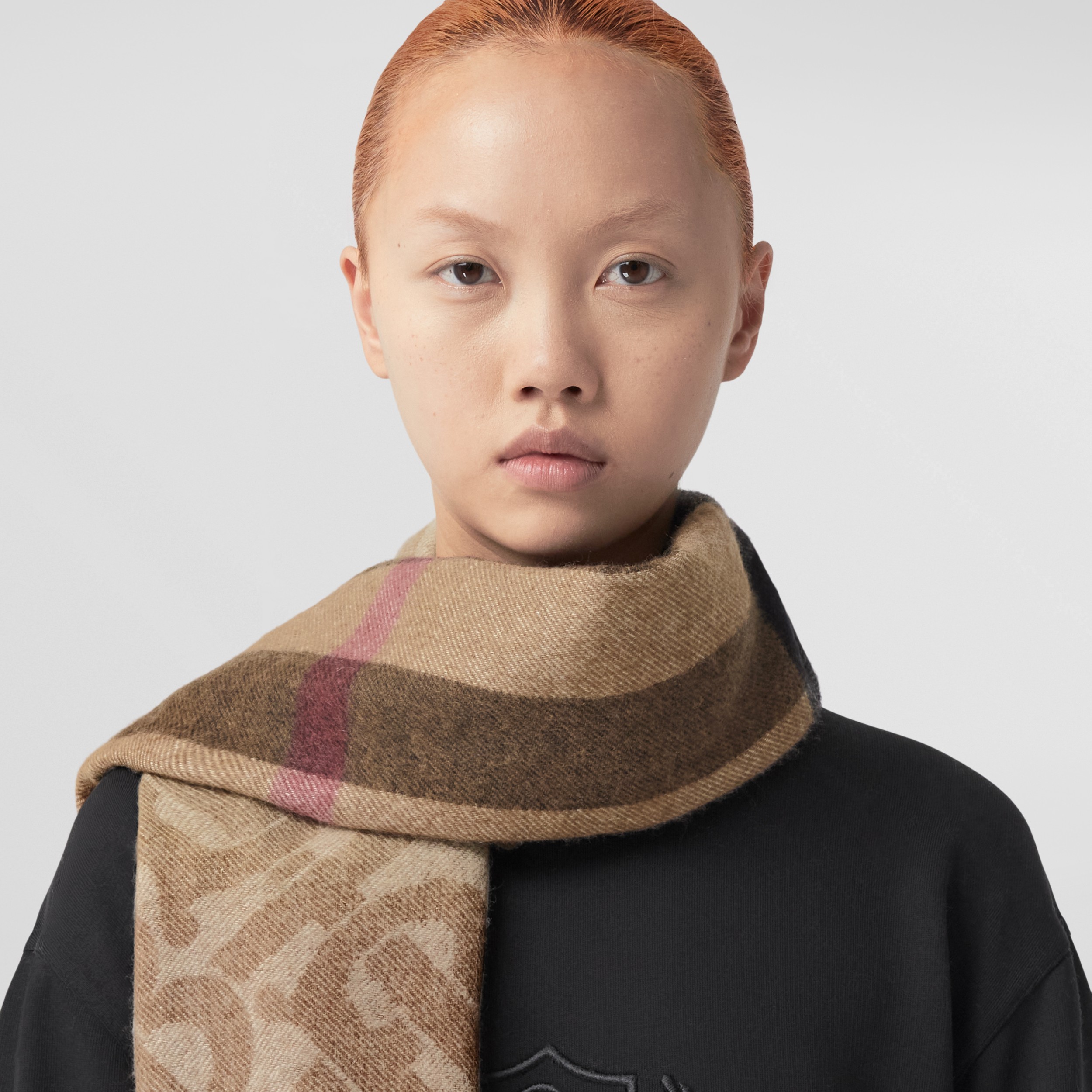 Cashmere scarf Beige