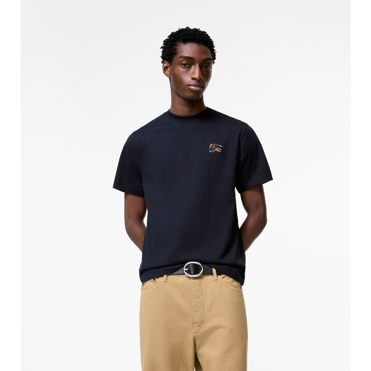  Check Cotton T-shirt