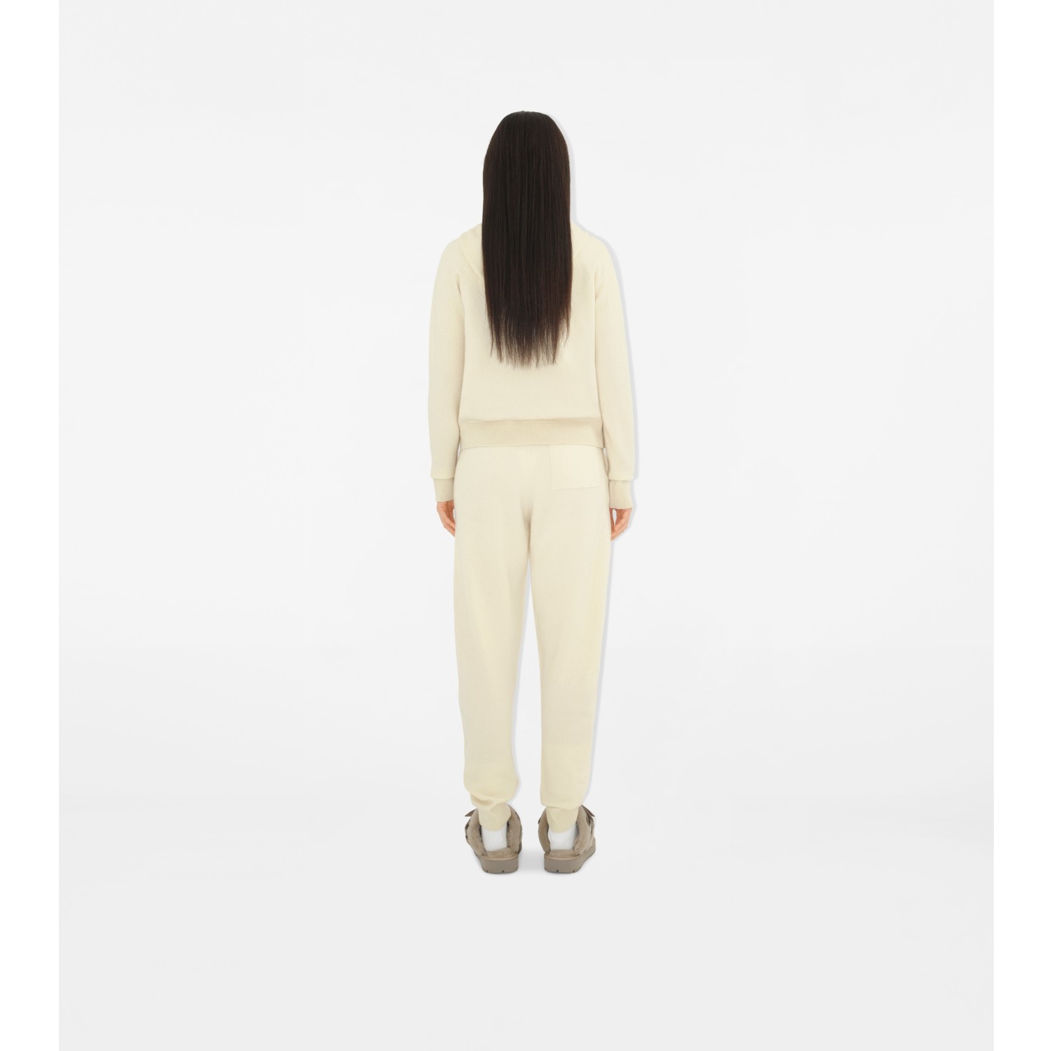 Pantalon de jogging en laine et cachemire mélangés