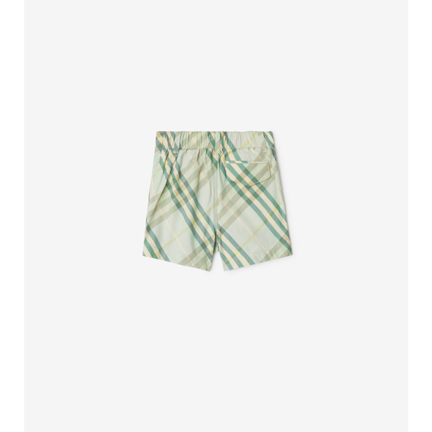 Check Cotton Shorts