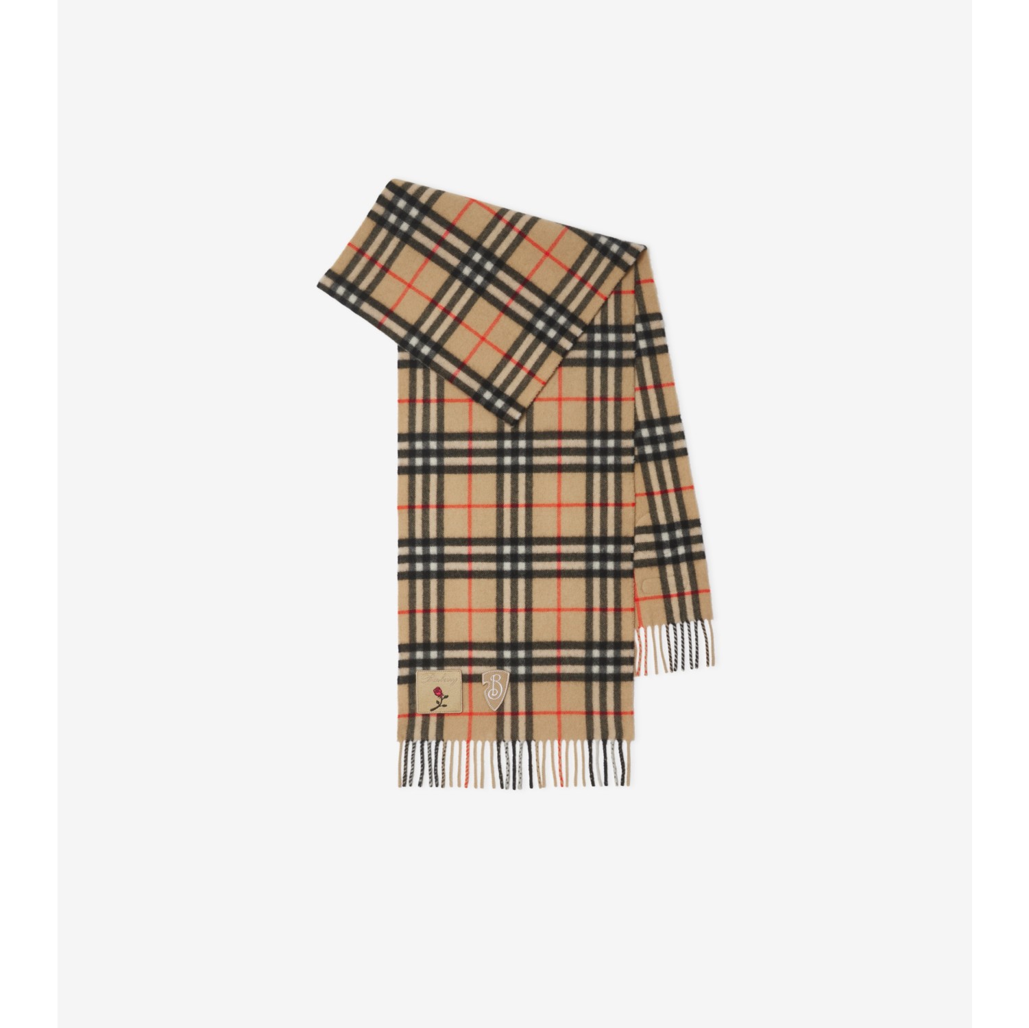 Badge Check Cashmere Scarf