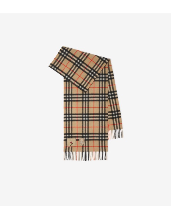 Badge Check Cashmere Scarf