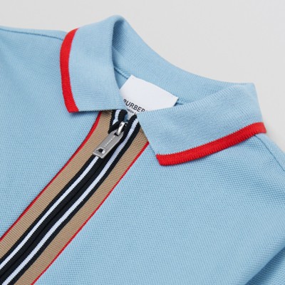 burberry icon stripe polo