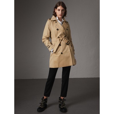 burberry mid length trench coat