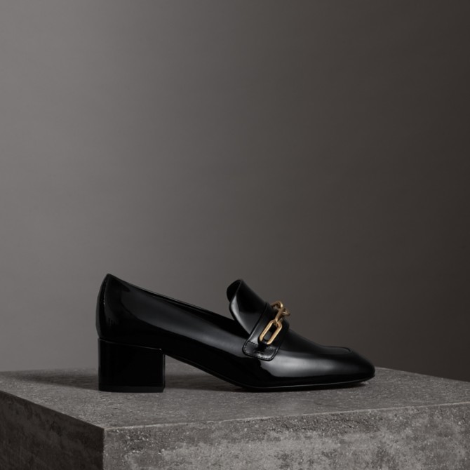 Burberry chain loafers on sale