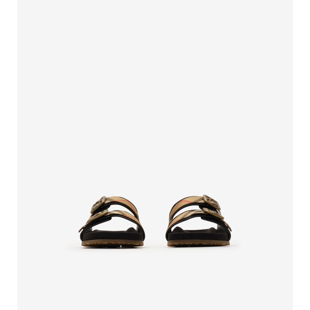  Check Suede Urchin Sandals