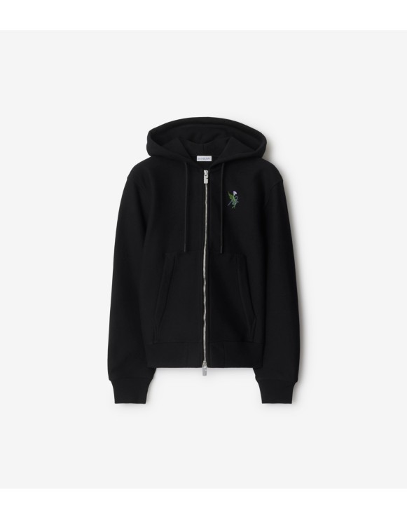 Thistle Logo Cotton Blend Zip Hoodie