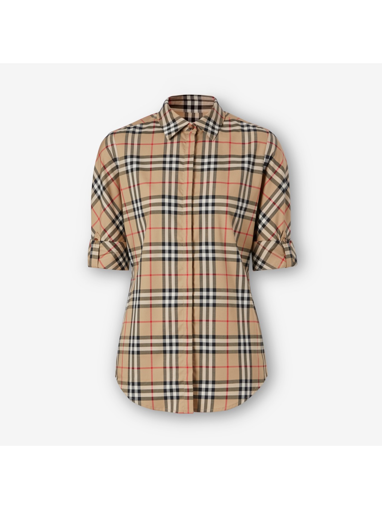 Camisas y camisetas para mujer en seda y algodón | Burberry® oficial