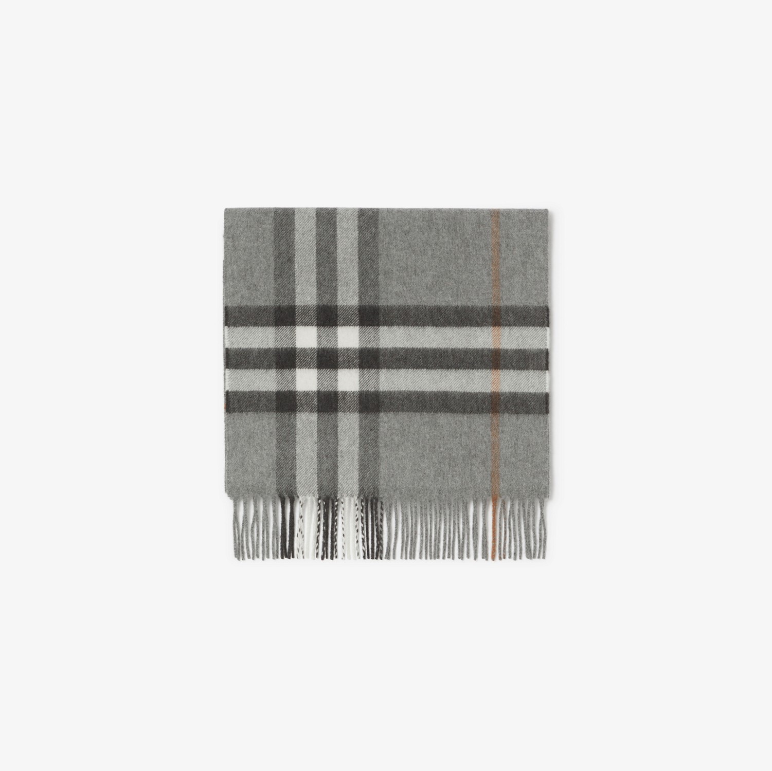 チェック カシミアスカーフ (グレー) | Burberry®公式サイト チェック カシミアスカーフ (グレー) | Burberry®公式サイト