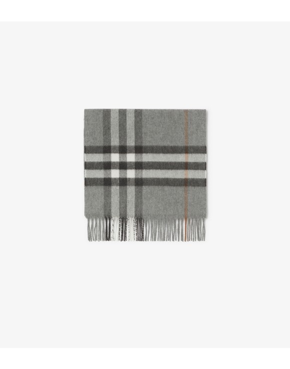 Check Cashmere Scarf