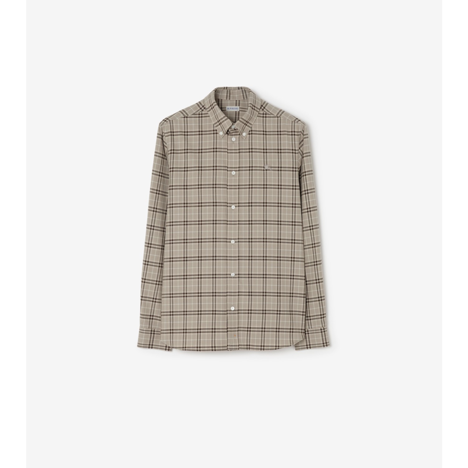 Relaxed Fit Check Cotton Shirt