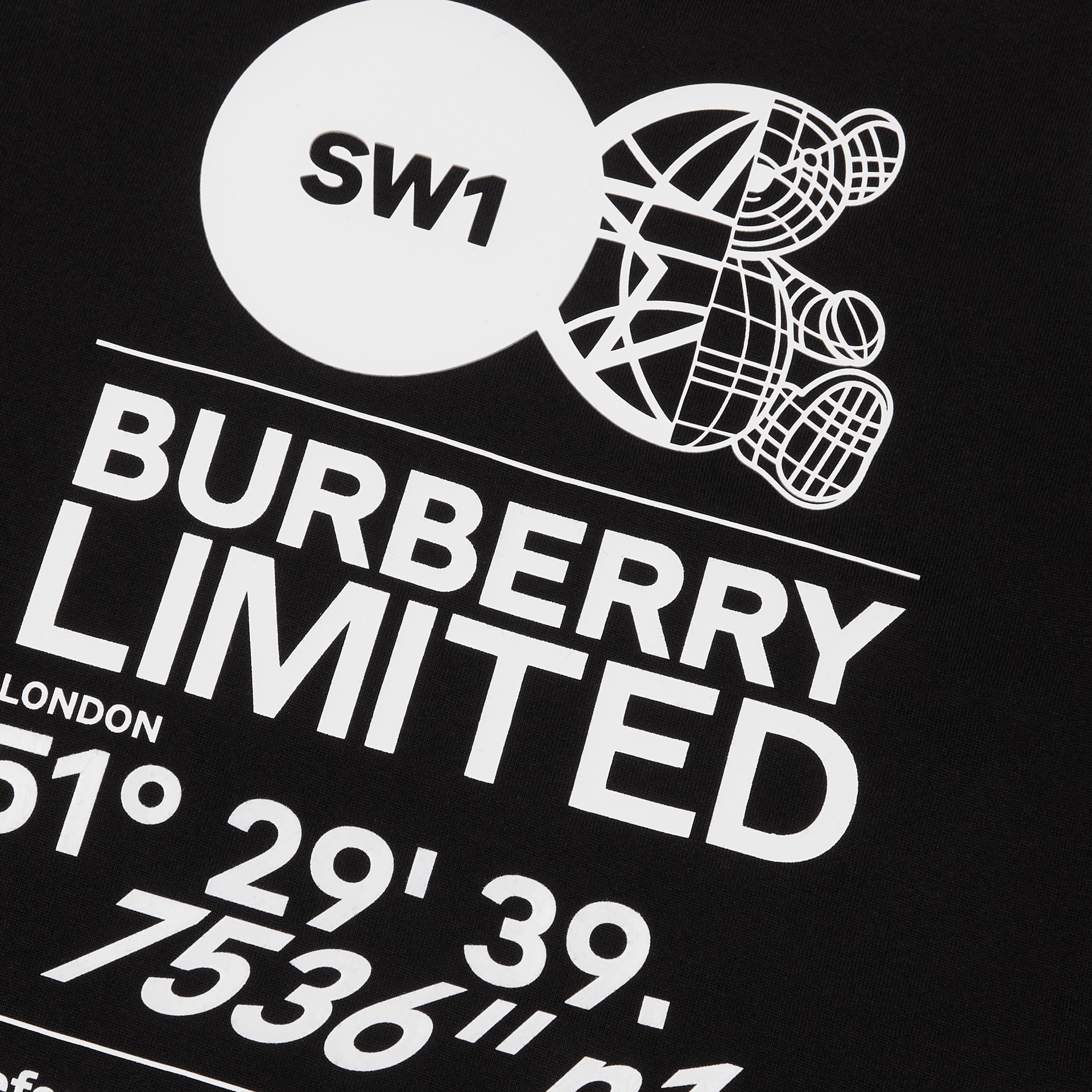 Baumwoll-T-Shirt mit Druckmotiven (Schwarz) | Burberry® - 2