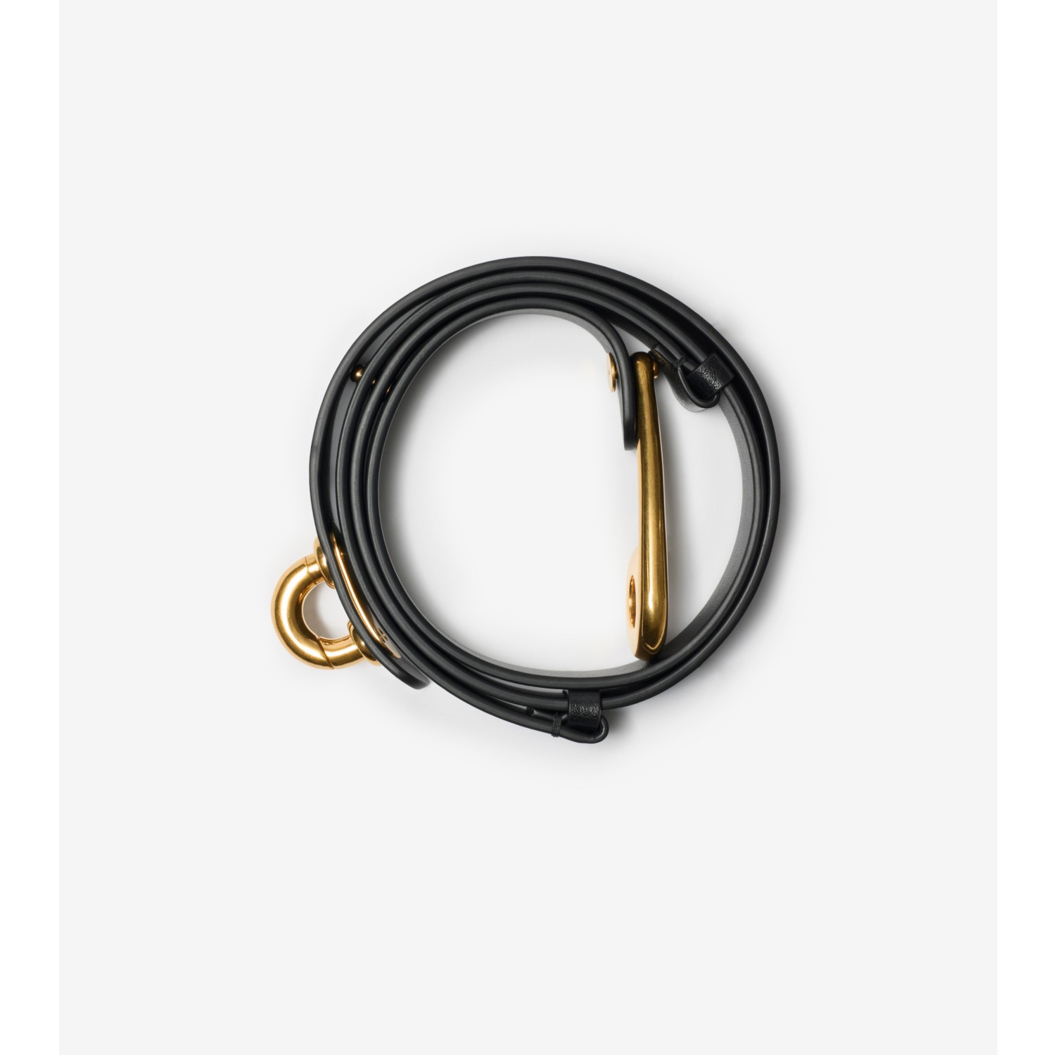 Thin Leather Bridle Belt