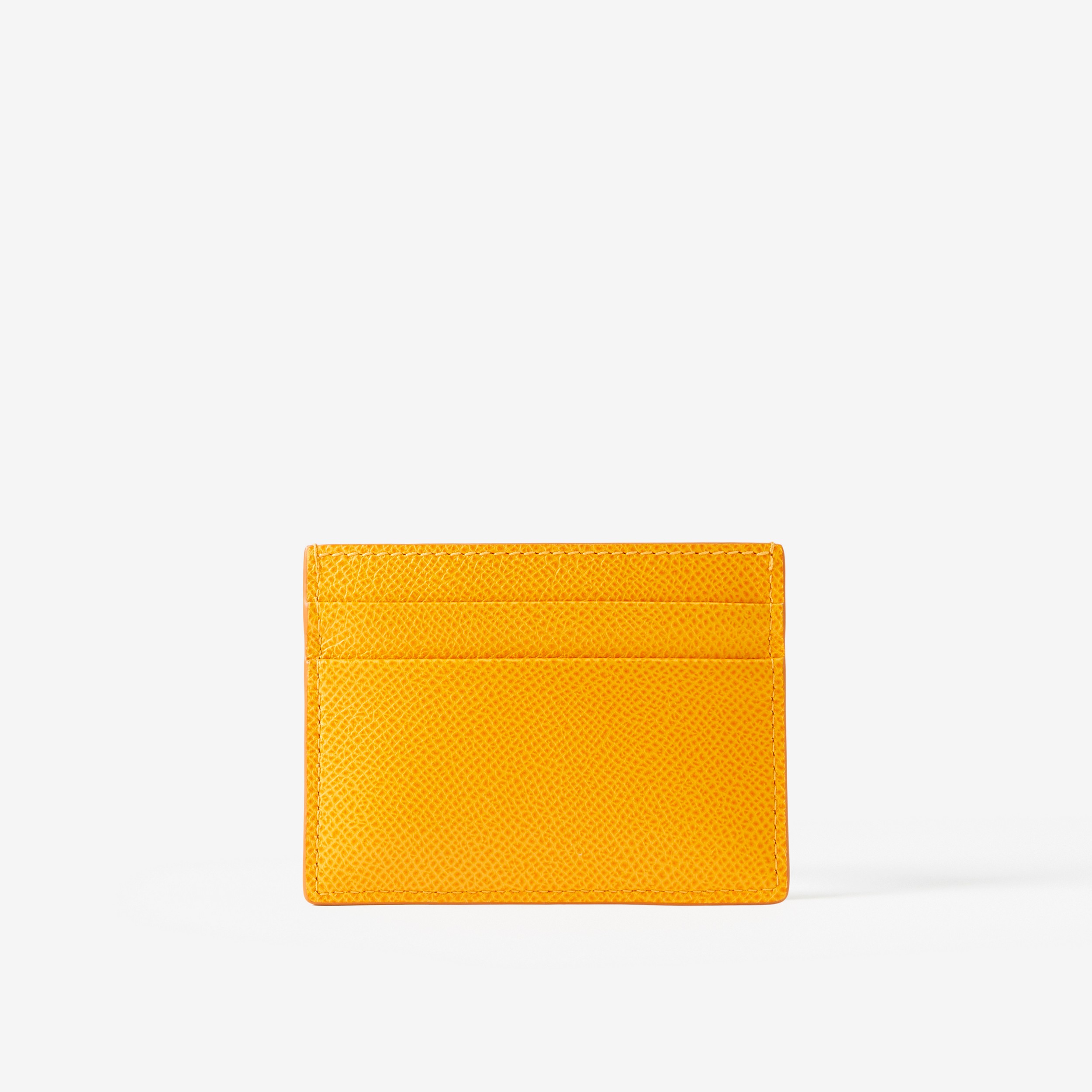 Grainy Leather TB Card Case in Marigold - Men | Burberry® Official - 3