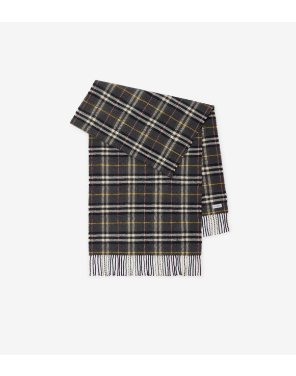 Check British Wool Scarf