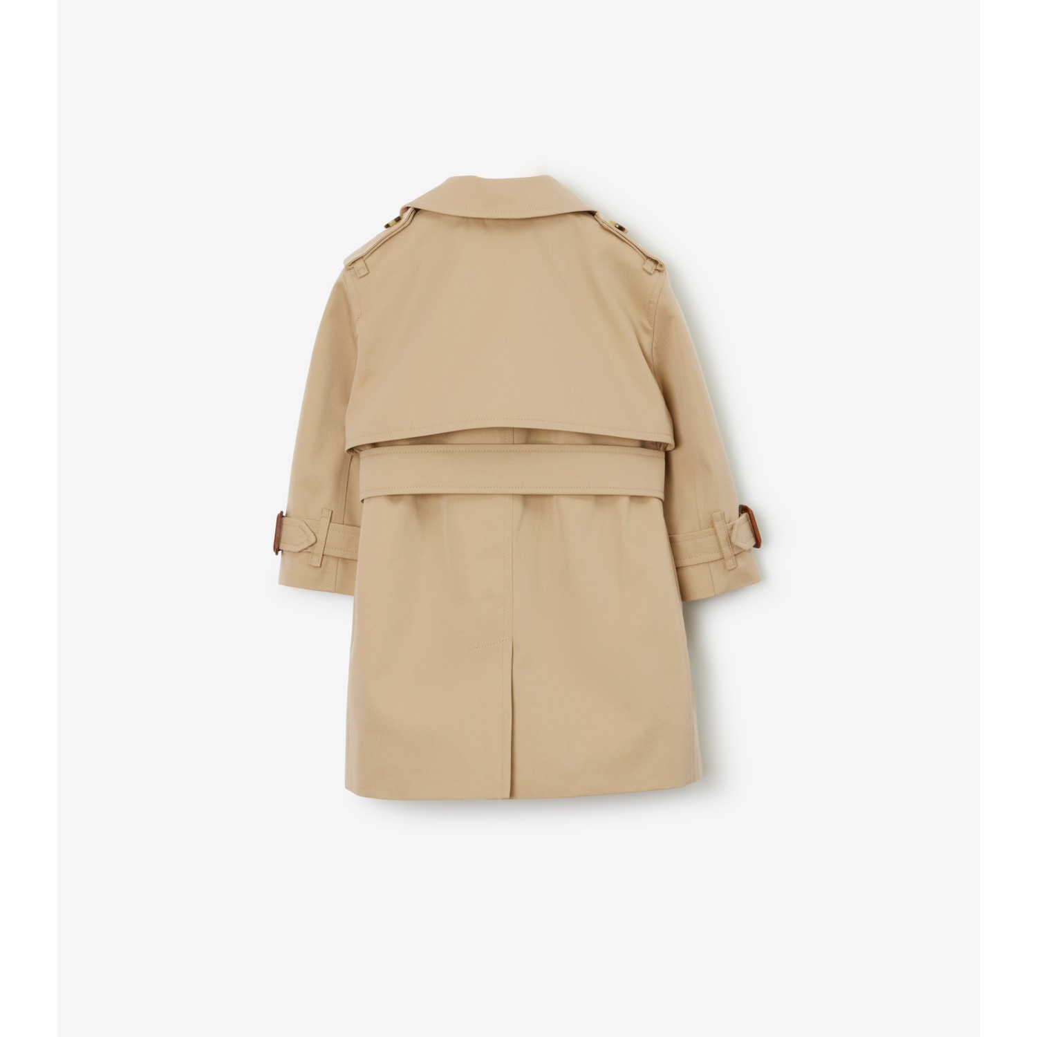 Gabardine Trench Coat - thumbnail 4