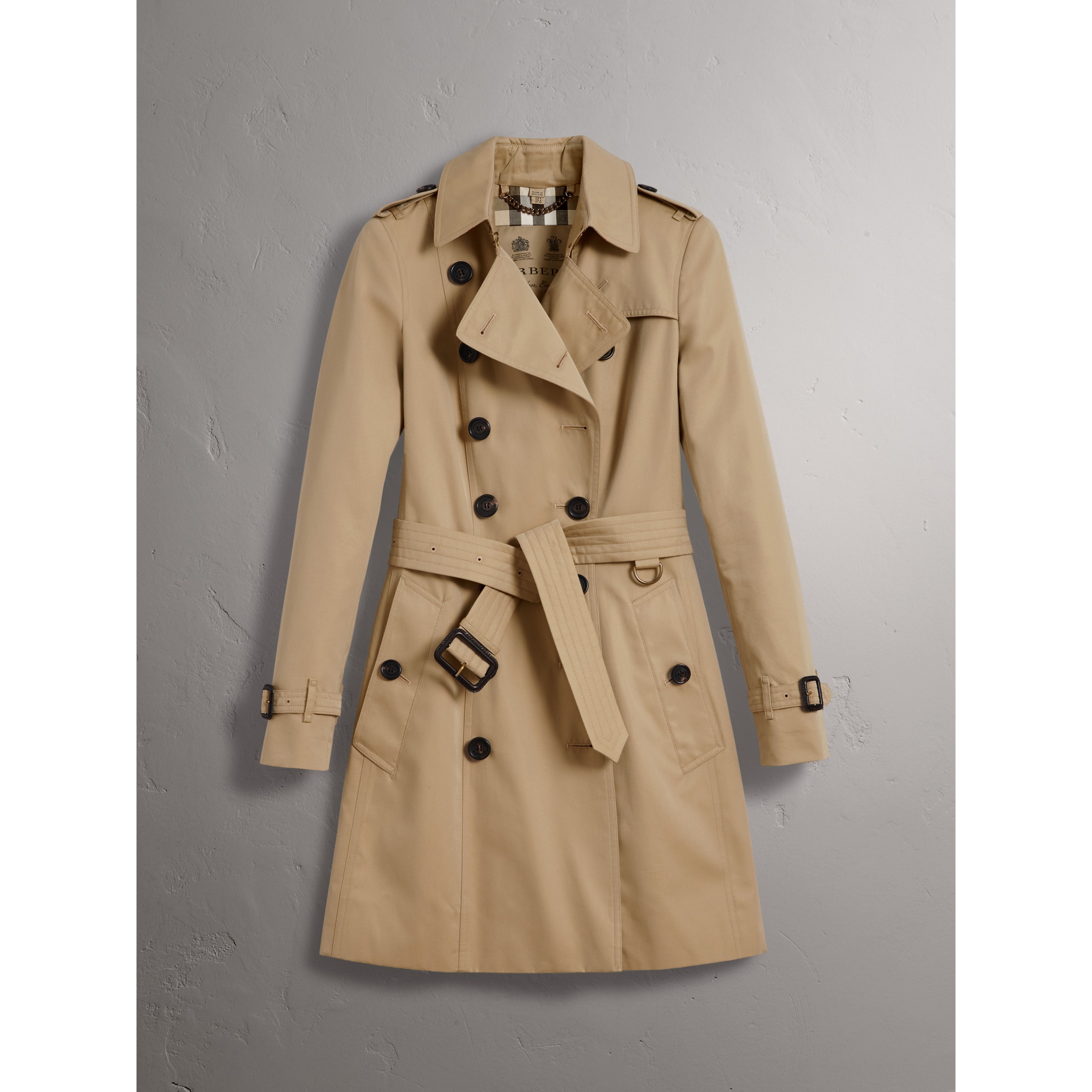 The Chelsea Midlength Trench Coat in Honey Women Burberry United
