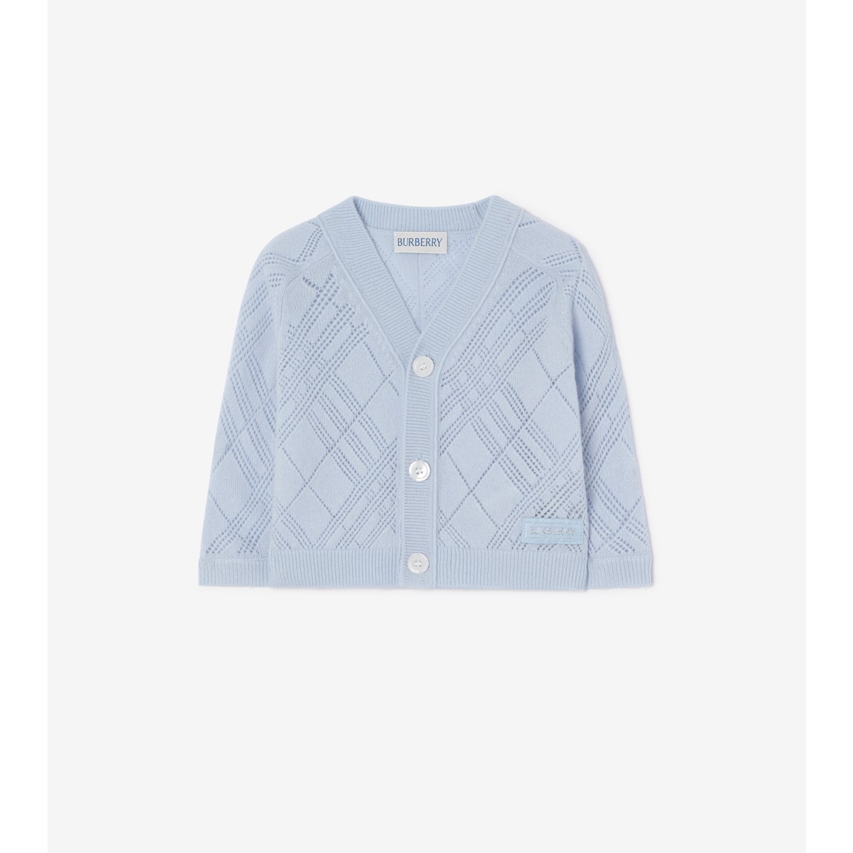  Check Cashmere Two-piece Set