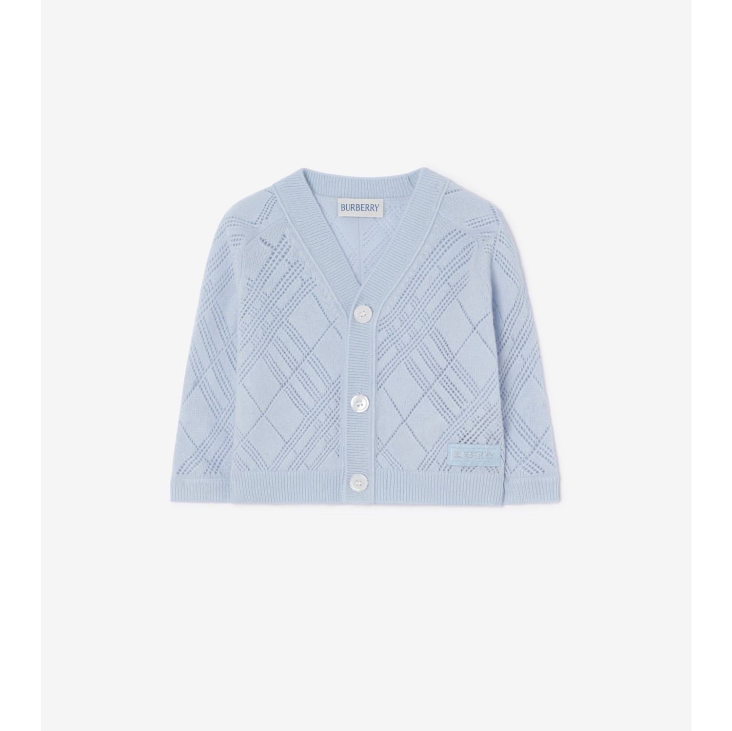 Check Cashmere Two-piece Set