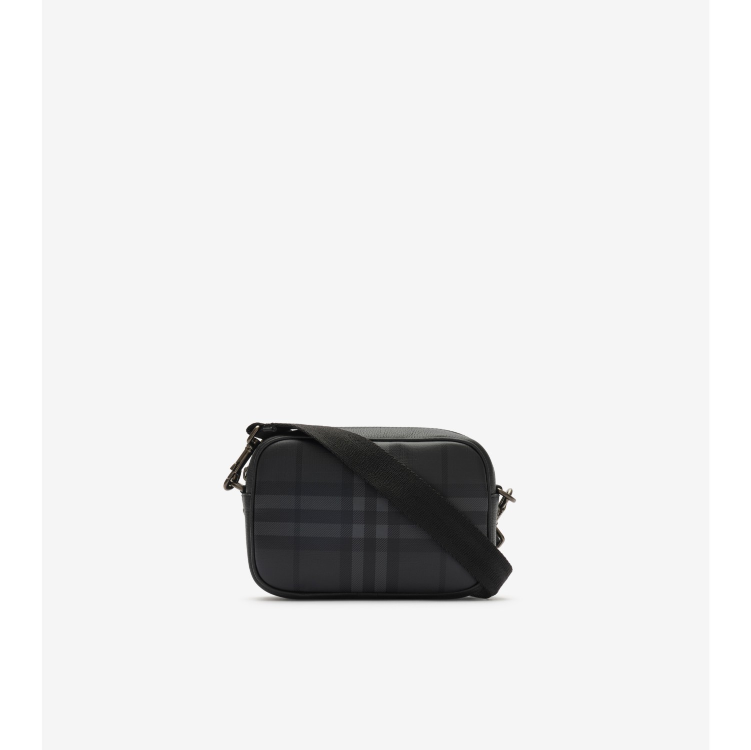 Mini City Check Crossbody Bag in Iron grey - Men | Burberry® Official