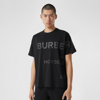 burberry t shirt mens black