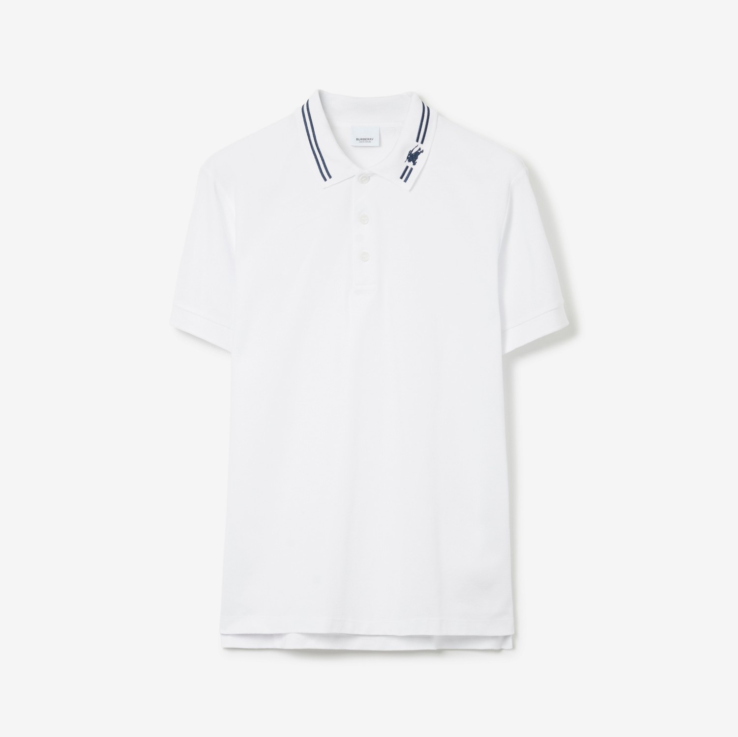 EKD Cotton Polo Shirt in White - Men | Burberry® Official