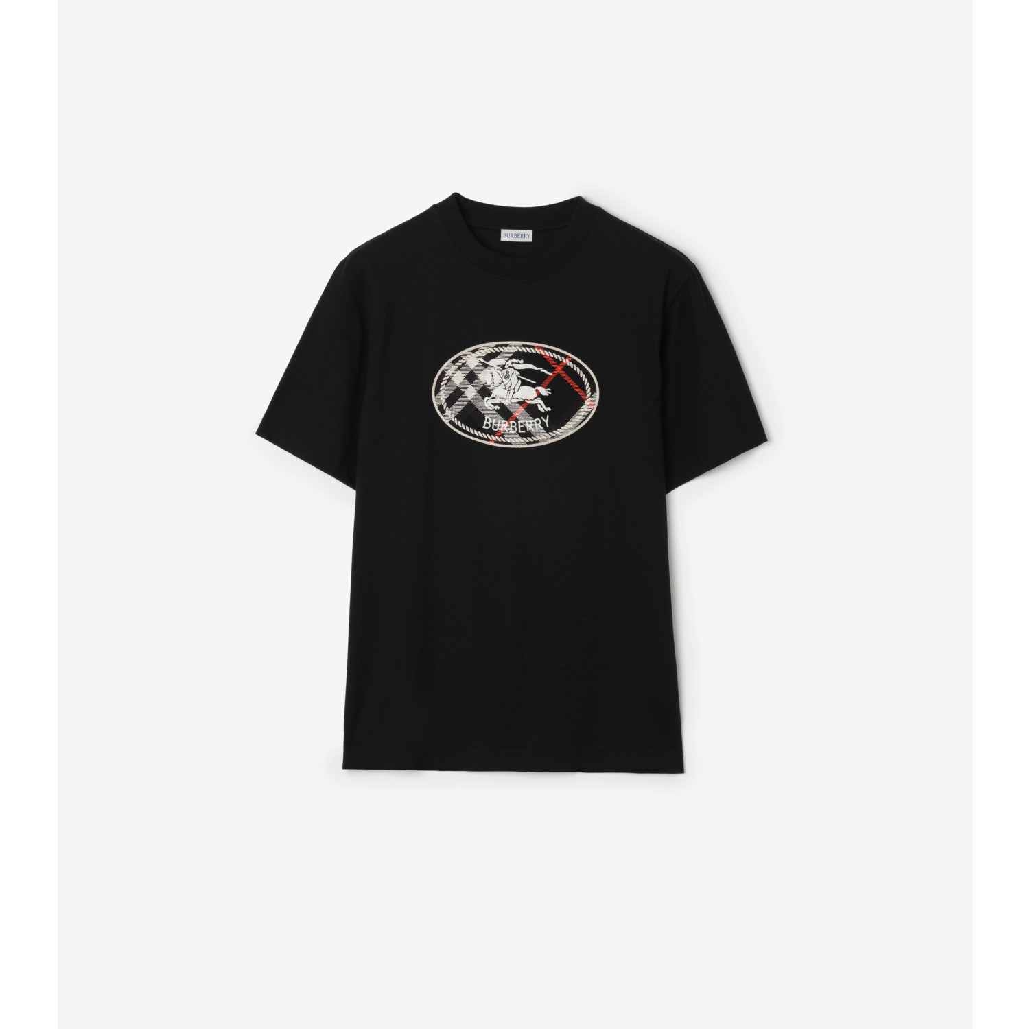 チェック ナイトスタンプ コットンTシャツ