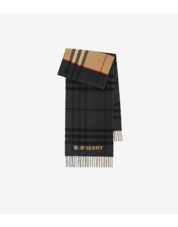 Burberry scarf logo on sale