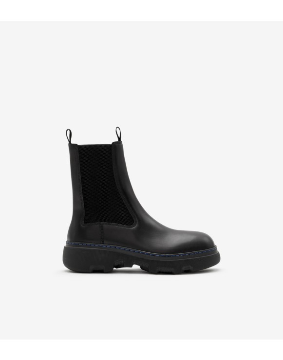 Leather Creeper Chelsea Boots