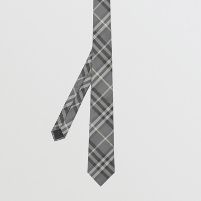 burberry tie grey