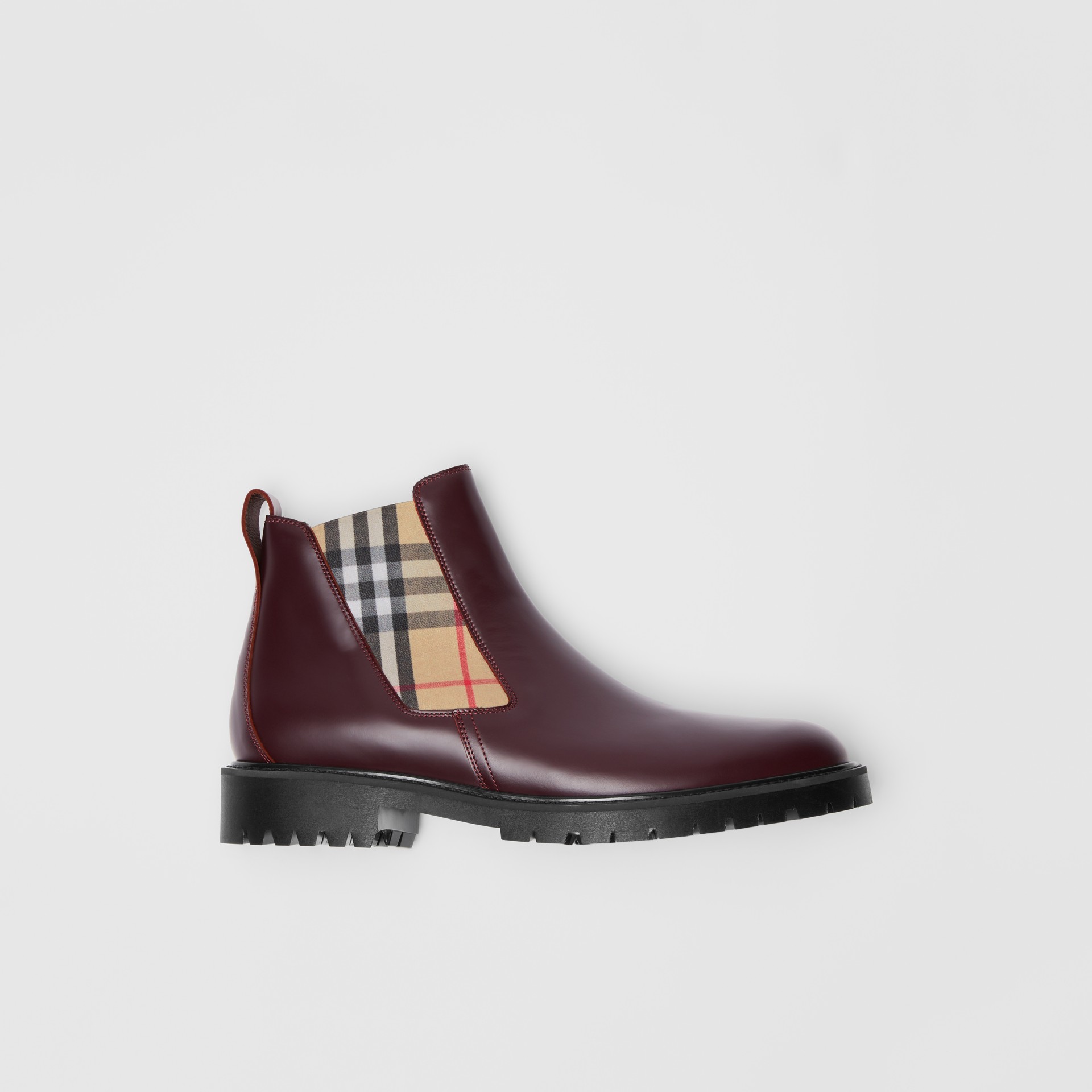 leather high top boots mens