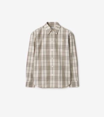 Regular Fit Check Cotton Shirt - Women | Burberry® Official