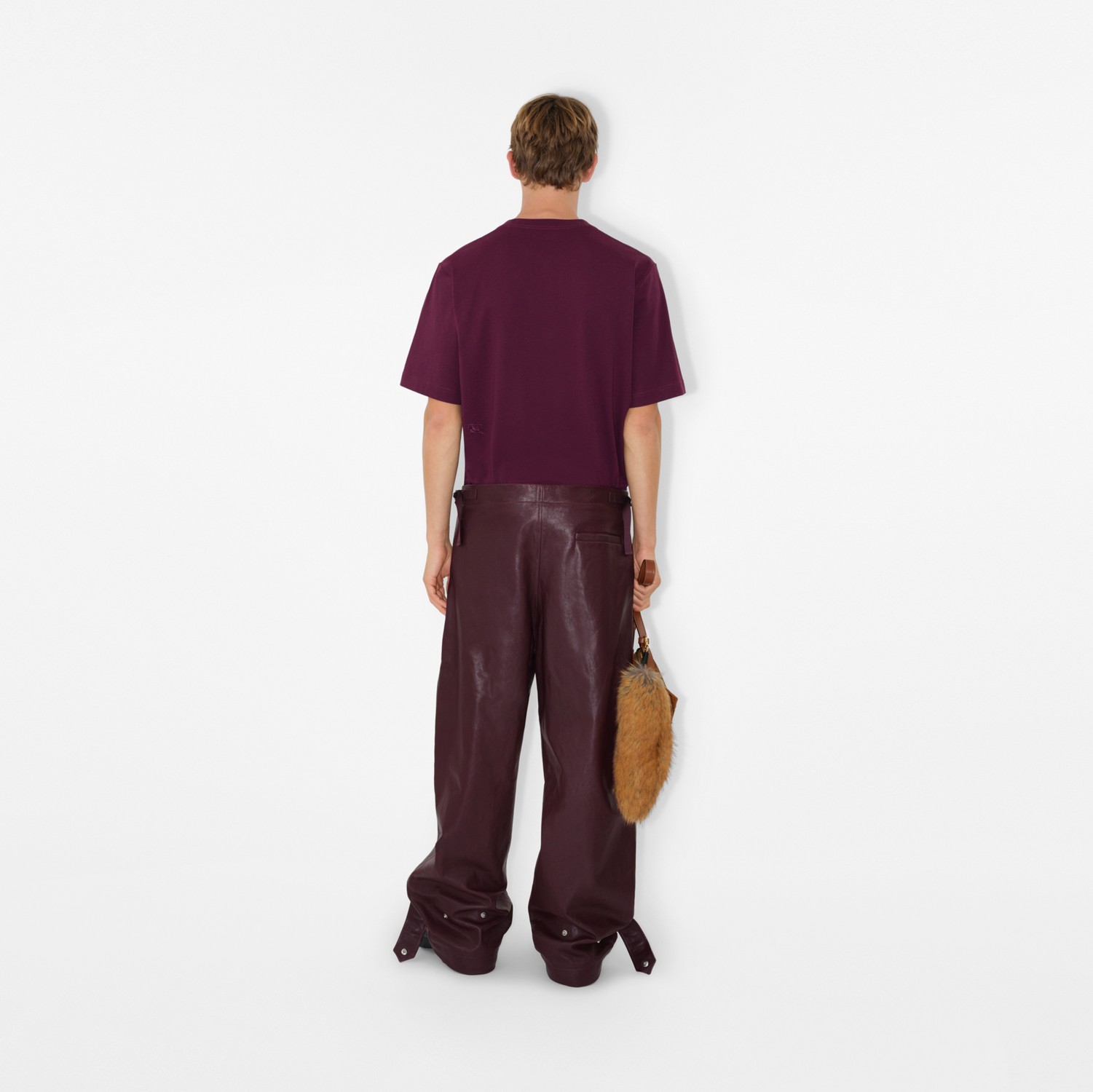 T-shirt en coton EKD (Plum) - Homme | Site officiel Burberry®