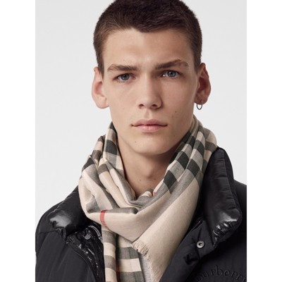 burberry scarf for men on sale