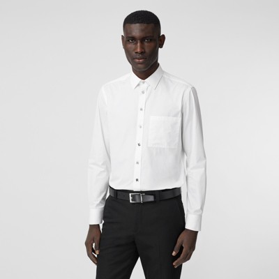 burberry slim fit shirt