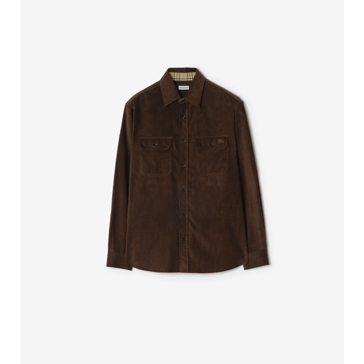  Check Corduroy Overshirt