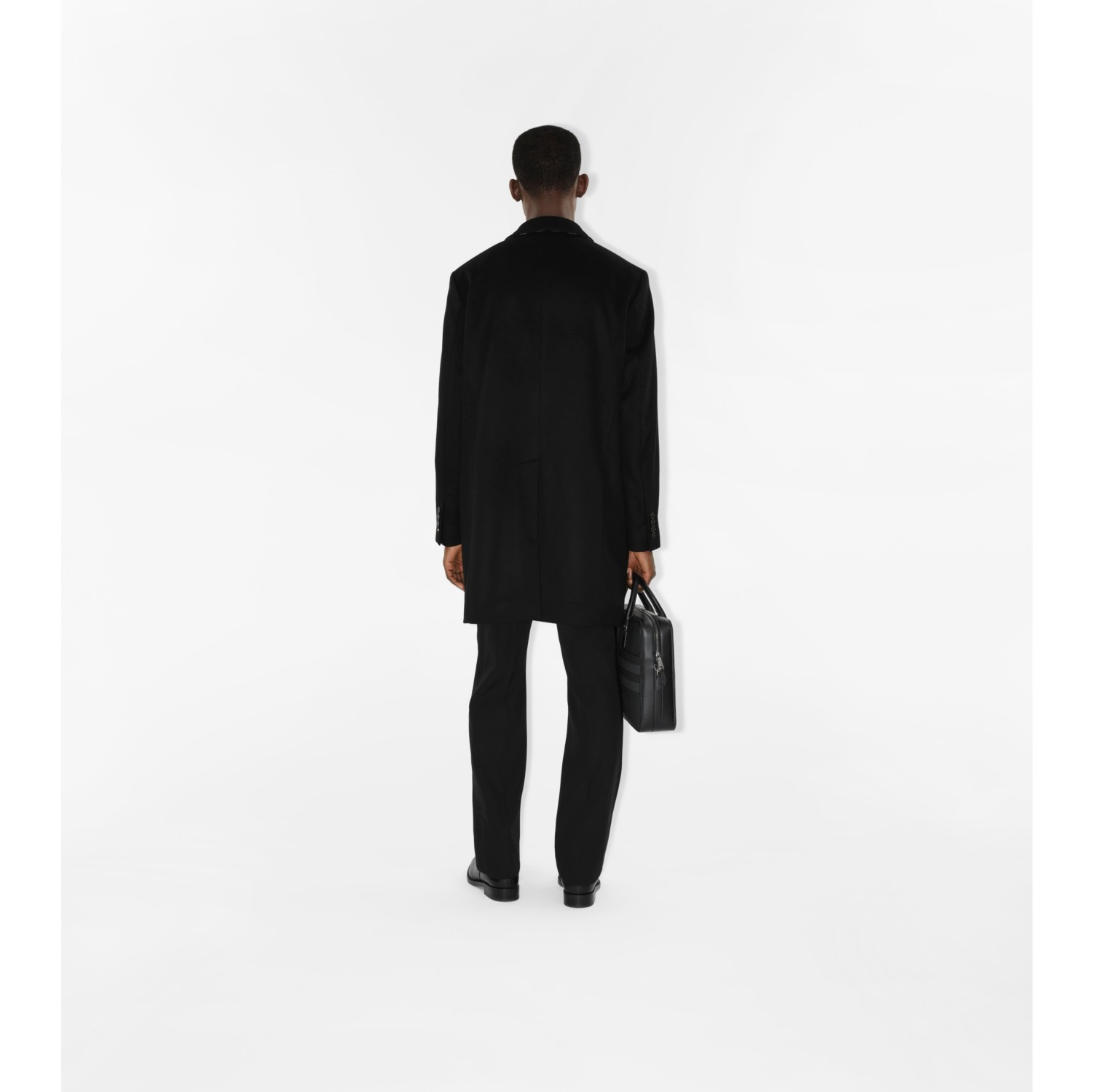 Cashmere cheap black coat