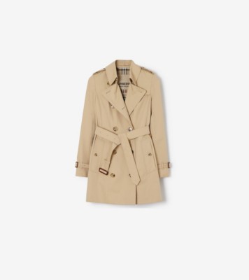 Short Chelsea Heritage Trench Coat in Honey - Women | Burberry® Official