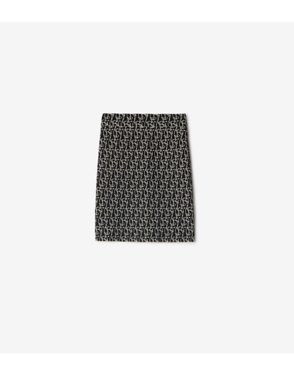 B Charm Wool Blend Skirt