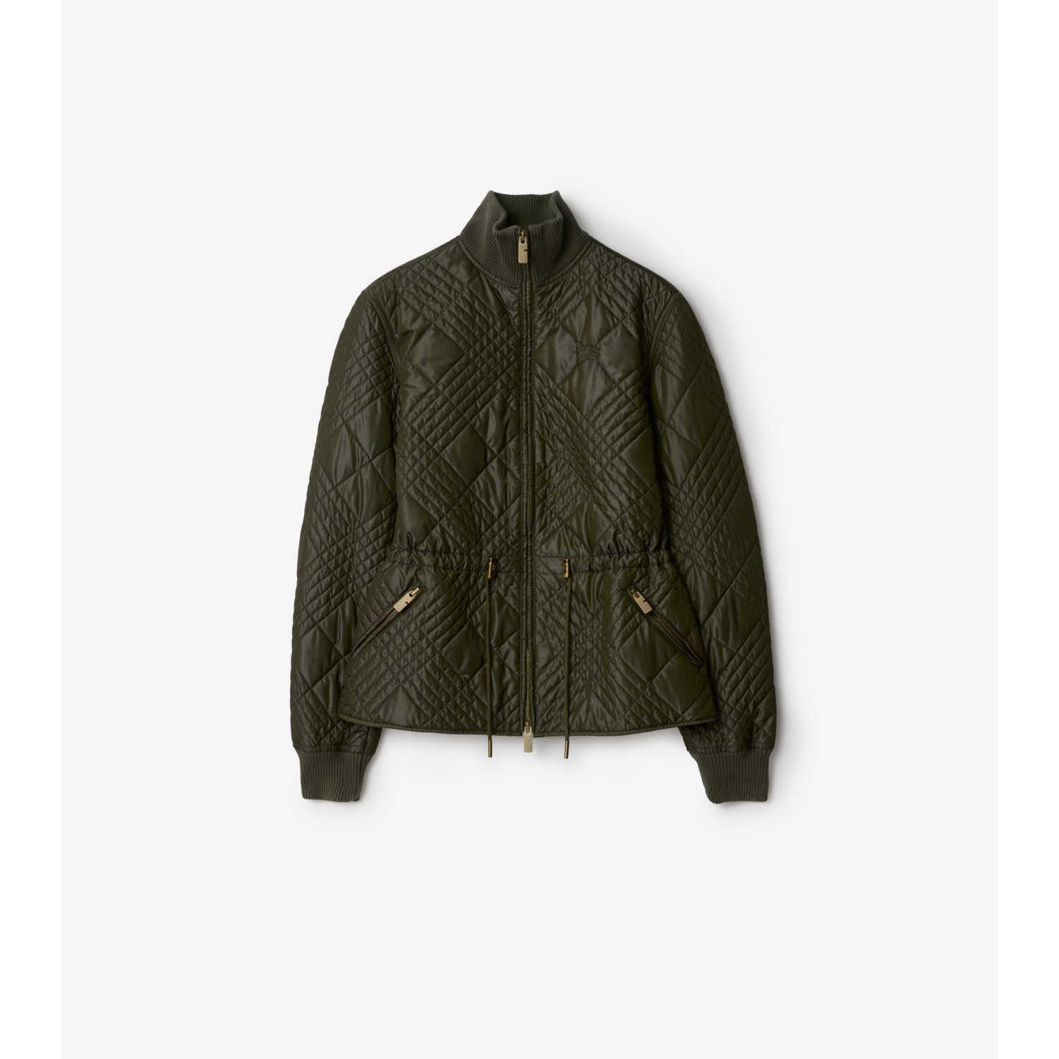Micro Check-stitch Nylon Jacket