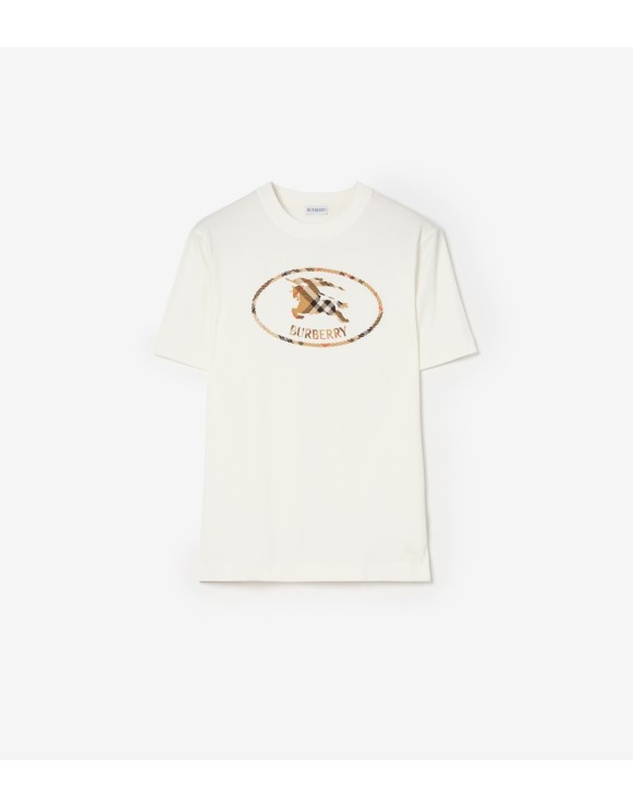 BURBERRY ロゴ Tシャツ ホワイト Burberry バーバリー ロゴ Tシャツ | ホワイト | FARFETCH JP