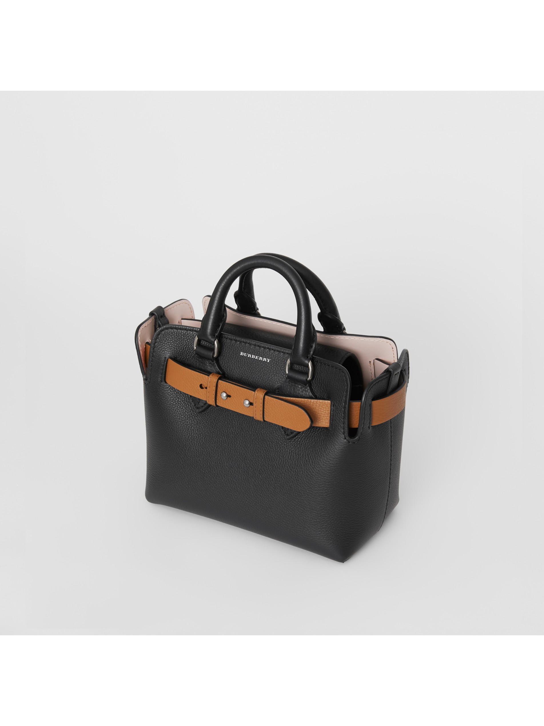 the belt - 迷你皮革贝尔特包 (黑色) - 女士 | burberry 博柏利