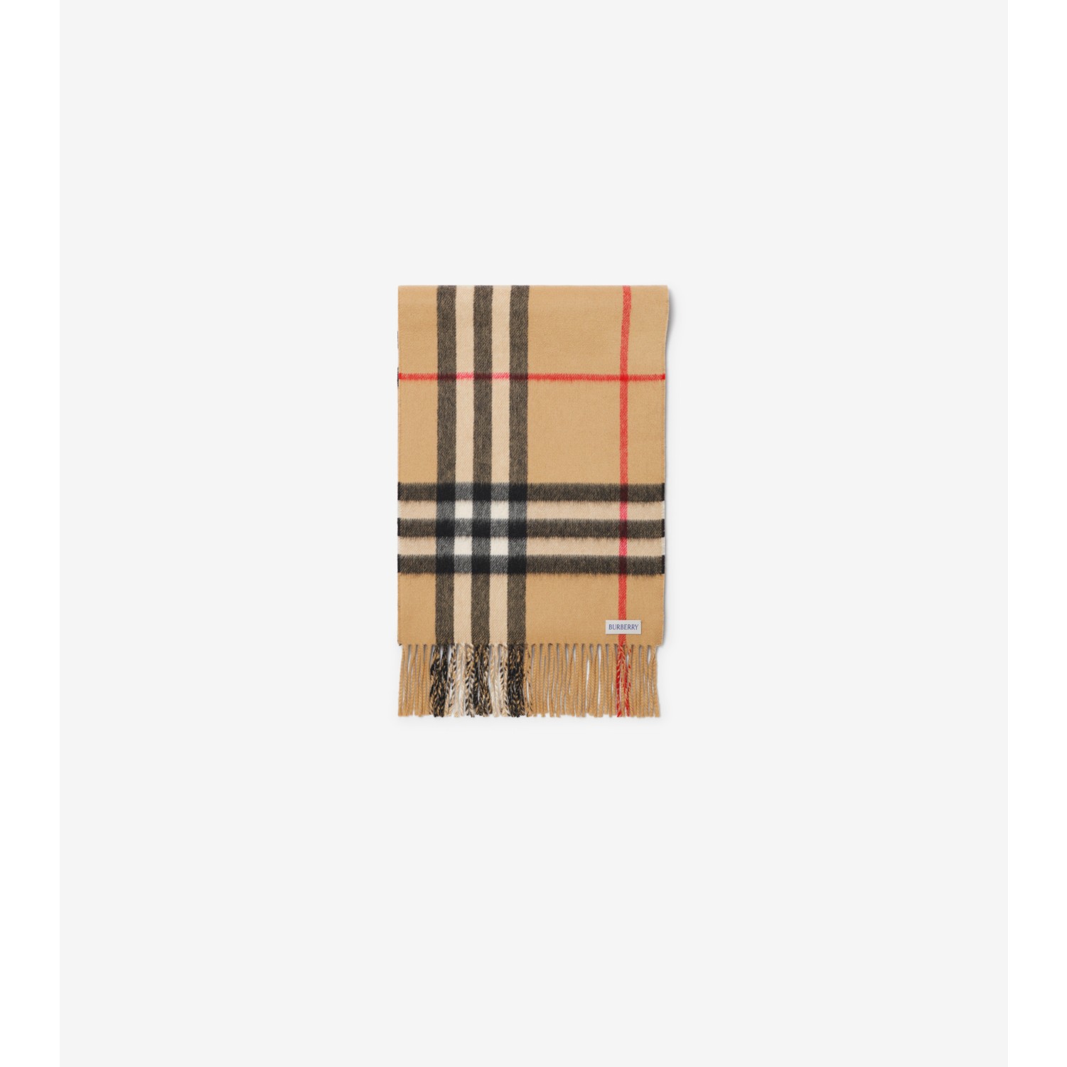 Reversible Check Cashmere Scarf