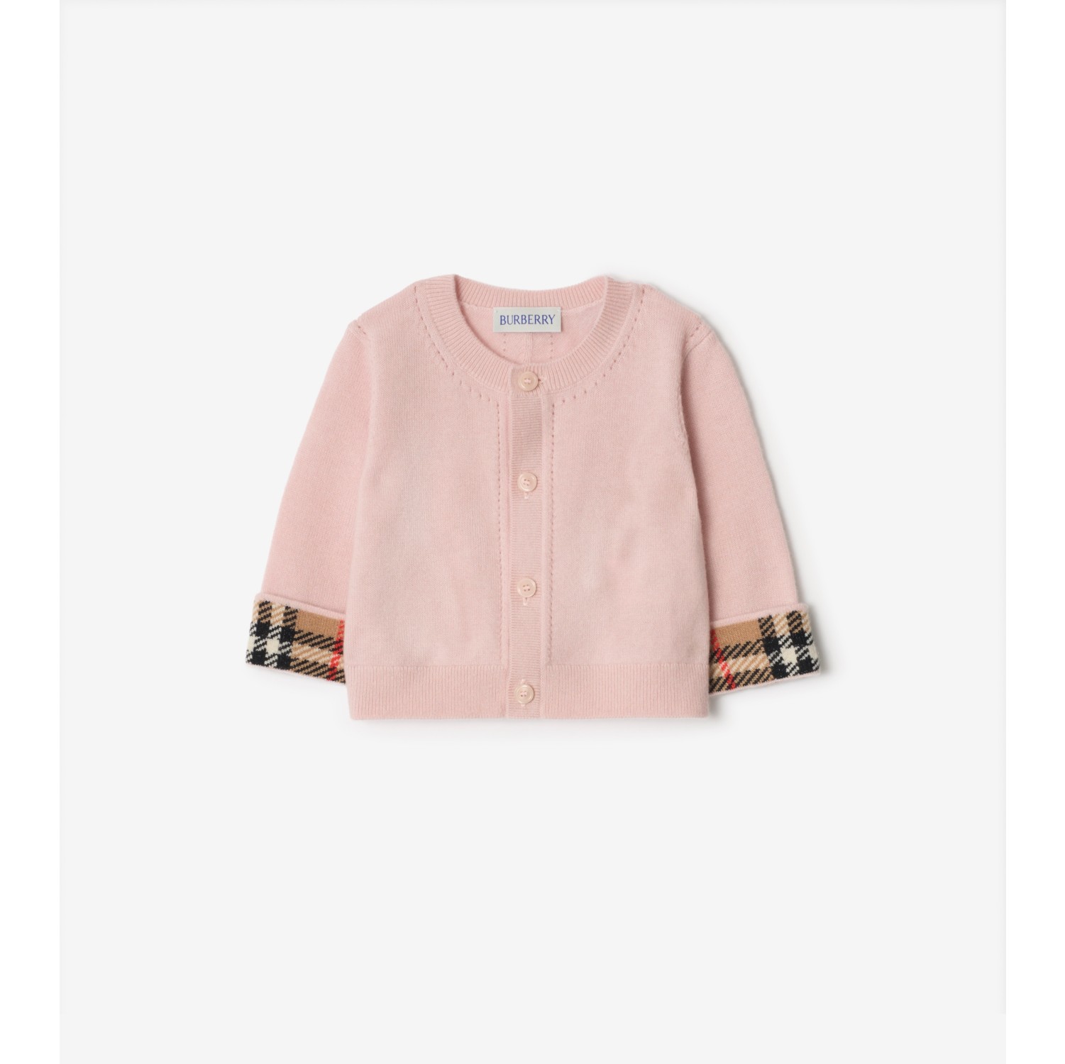Cashmere Two-piece Baby Gift Set in Ice pink - Children | Burberry® Official