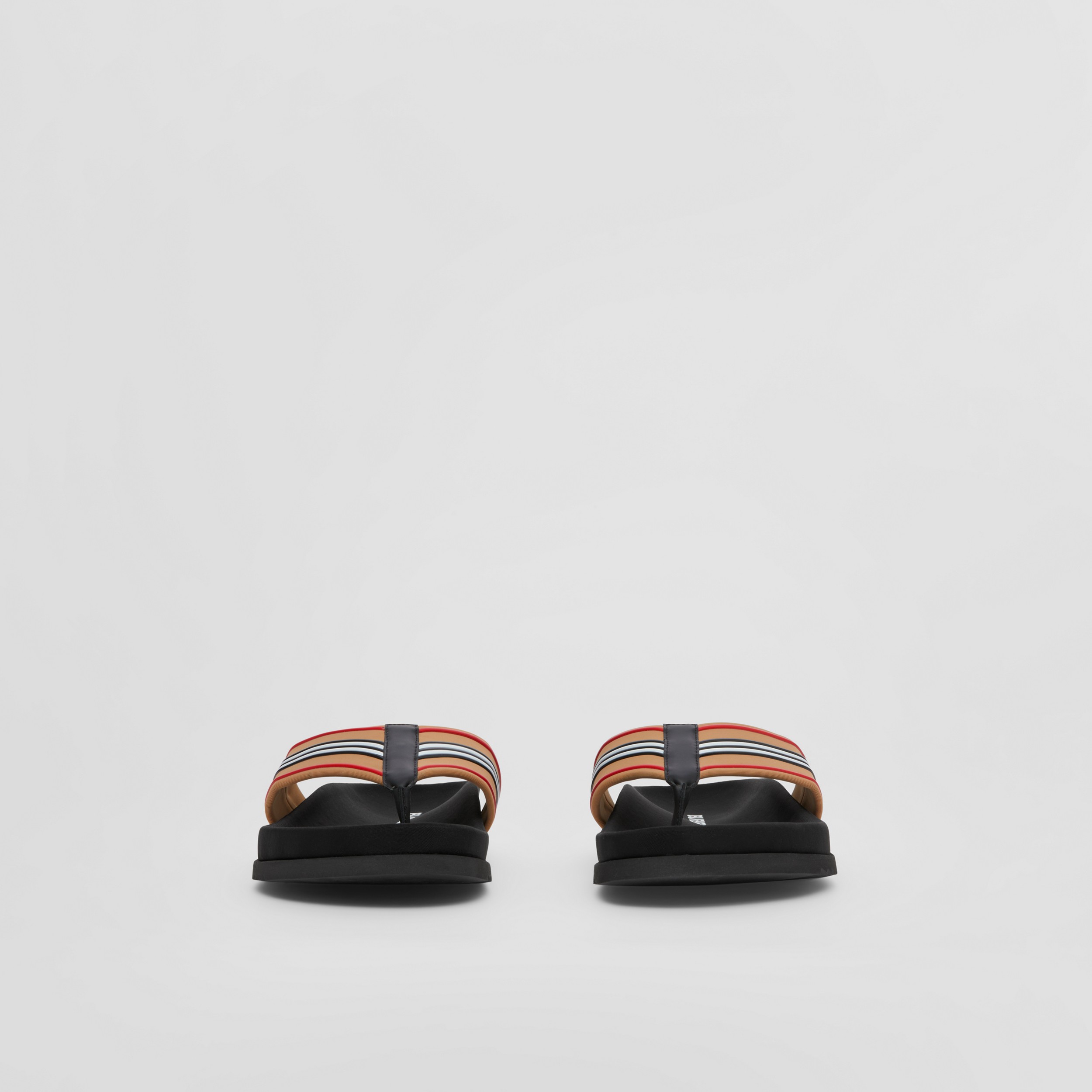 Sandalias en neopreno a rayas Icon Stripe (Beige Vintage) - Hombre | Burberry® oficial - 4