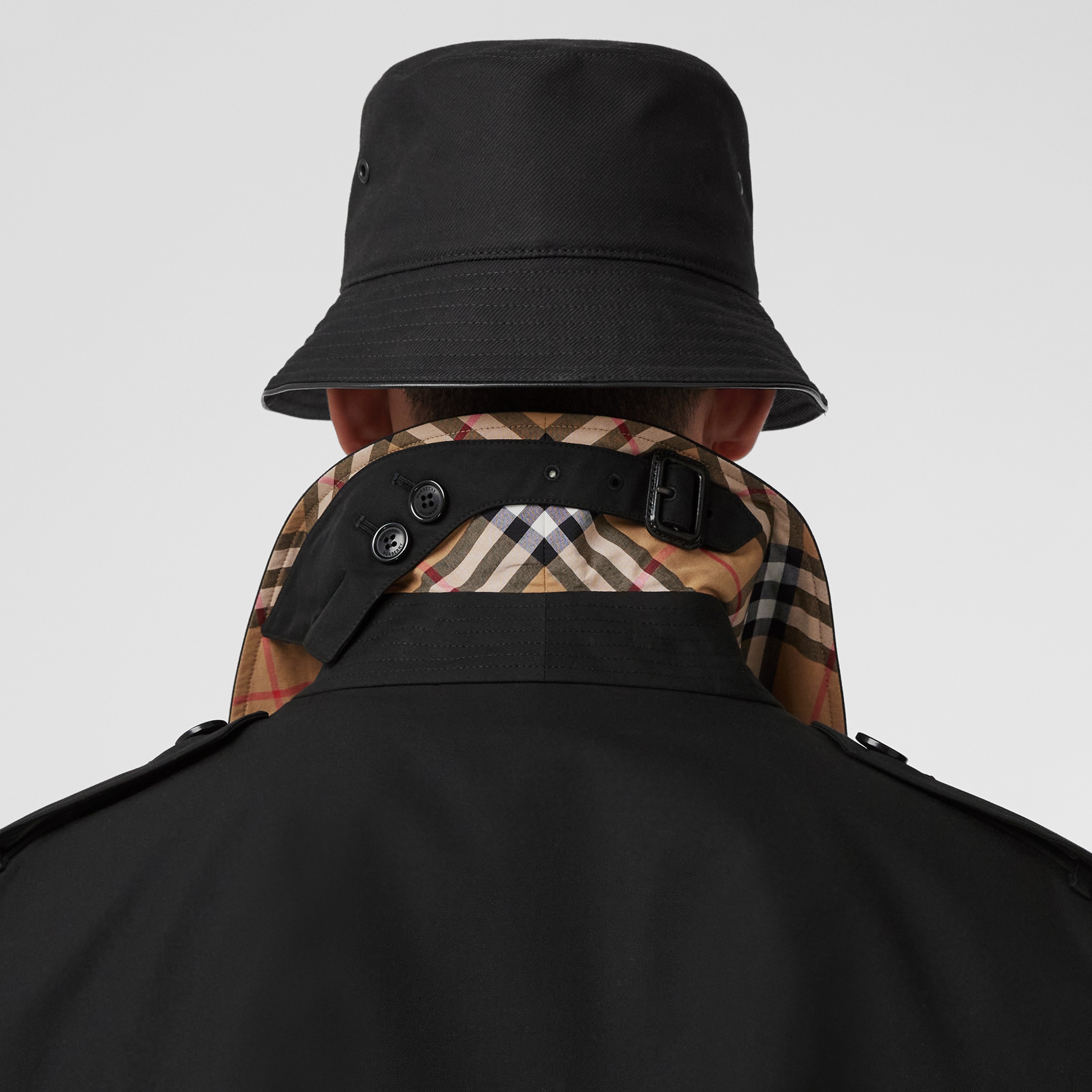 肯辛顿版型 - Heritage Trench 风衣 (黑色) - 男士 | Burberry® 博柏利官网 - 1