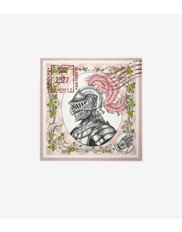 Knight Travels Silk Scarf