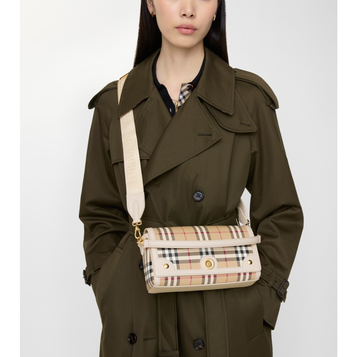  Check Top Handle Note Bag